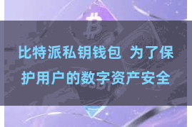 比特派私钥钱包 为了保护用户的数字资产安全